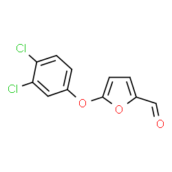 ChemSpider 2D Image | 5-(3,4-Dichlorophenoxy)-2-furaldehyde | C11H6Cl2O3