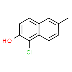 ChemSpider 2D Image | 1-Chloro-6-methyl-2-naphthol | C11H9ClO