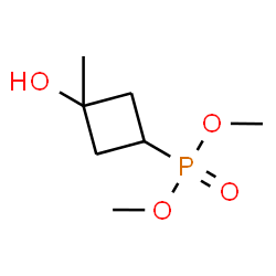 ChemSpider 2D Image | Dimethyl (3-hydroxy-3-methylcyclobutyl)phosphonate | C7H15O4P