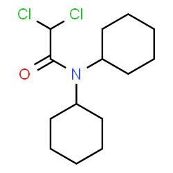 ChemSpider 2D Image | 2,2-Dichloro-N,N-dicyclohexylacetamide | C14H23Cl2NO