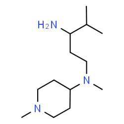 ChemSpider 2D Image | N~1~,4-Dimethyl-N~1~-(1-methyl-4-piperidinyl)-1,3-pentanediamine | C13H29N3