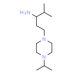 ChemSpider 2D Image | 1-(4-Isopropyl-1-piperazinyl)-4-methyl-3-pentanamine | C13H29N3