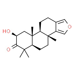 ChemSpider 2D Image | (3bR,5aR,8S,9aR,9bR)-8-Hydroxy-3b,6,6,9a-tetramethyl-4,5,5a,6,8,9,9a,9b,10,11-decahydrophenanthro[1,2-c]furan-7(3bH)-one | C20H28O3