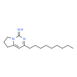 ChemSpider 2D Image | 3-Nonyl-6,7-dihydropyrrolo[1,2-c]pyrimidin-1(5H)-imine | C16H27N3