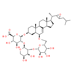 ChemSpider 2D Image | (1S,3R,5S,6S,7S,8R,10S,13S,14S,15R,17S,18R,19S,20R,21R,24R,27R,30R,31R,34R,35R,39S)-6,7,13,14,18,19,20-Heptahydroxy-30-{(1S)-1-[(2S,3S)-3-isobutyl-2-oxiranyl]ethyl}-31,35-dimethyl-2,4,9,11,16,23,40-he
ptaoxaoctacyclo[22.13.2.1~17,21~.0~3,8~.0~10,15~.0~26,34~.0~27,31~.0~35,39~]tetracont-25-ene-5-carboxylic acid | C44H68O17