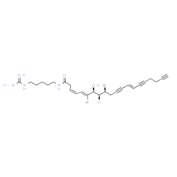ChemSpider 2D Image | mollenyne B | C26H33Br2ClN4O2