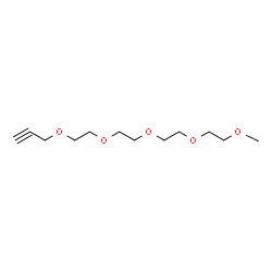 ChemSpider 2D Image | 2,5,8,11,14-Pentaoxaheptadec-16-yne | C12H22O5