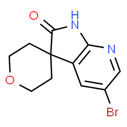 ChemSpider 2D Image | 5'-bromo-1',2'-dihydrospiro[oxane-4,3'-pyrrolo[2,3-b]pyridin]-2'-one | C11H11BrN2O2