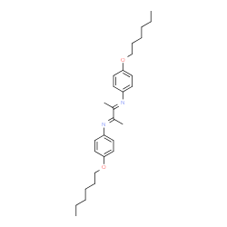 ChemSpider 2D Image | (2E,3E)-N,N'-Bis[4-(hexyloxy)phenyl]-2,3-butanediimine | C28H40N2O2