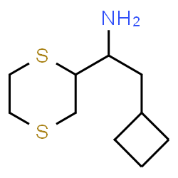 ChemSpider 2D Image | 2-Cyclobutyl-1-(1,4-dithian-2-yl)ethanamine | C10H19NS2