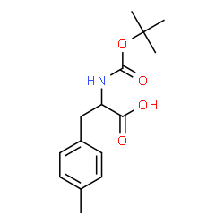 ChemSpider 2D Image | 4-Methyl-N-{[(2-methyl-2-propanyl)oxy]carbonyl}phenylalanine | C15H21NO4
