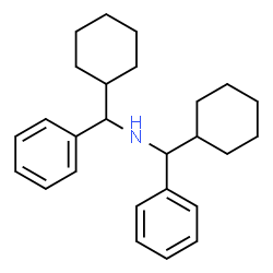 ChemSpider 2D Image | 1-Cyclohexyl-N-[cyclohexyl(phenyl)methyl]-1-phenylmethanamine | C26H35N