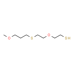 ChemSpider 2D Image | 2-{2-[(3-Methoxypropyl)sulfanyl]ethoxy}ethanethiol | C8H18O2S2