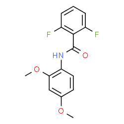ChemSpider 2D Image | N-(2,4-Dimethoxyphenyl)-2,6-difluorobenzamide | C15H13F2NO3