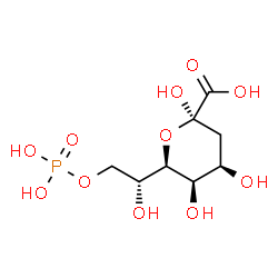 ChemSpider 2D Image | 3-deoxy-alpha-D-manno-2-octulosonic acid 8-phosphate | C8H15O11P