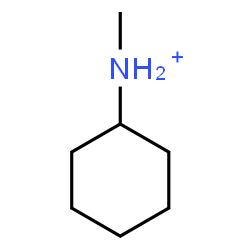 ChemSpider 2D Image | N-Methylcyclohexanaminium | C7H16N