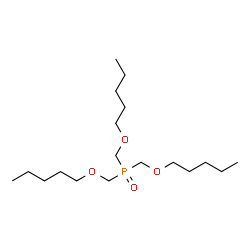 ChemSpider 2D Image | Tris[(pentyloxy)methyl]phosphine oxide | C18H39O4P