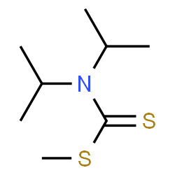 ChemSpider 2D Image | Methyl diisopropylcarbamodithioate | C8H17NS2