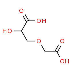 ChemSpider 2D Image | 3-(Carboxymethoxy)-2-hydroxypropanoic acid | C5H8O6