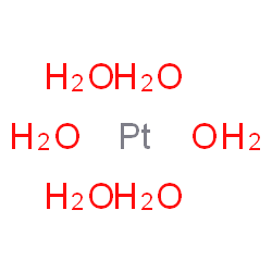 ChemSpider 2D Image | Platinum hexahydrate | H12O6Pt