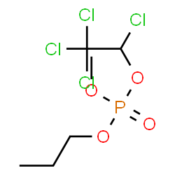ChemSpider 2D Image | Methyl propyl 1,2,2,2-tetrachloroethyl phosphate | C6H11Cl4O4P