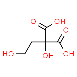 ChemSpider 2D Image | Hydroxy(2-hydroxyethyl)malonic acid | C5H8O6