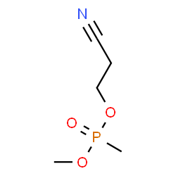ChemSpider 2D Image | 2-Cyanoethyl methyl methylphosphonate | C5H10NO3P