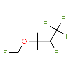 ChemSpider 2D Image | 1,1,1,2,3,3-Hexafluoro-3-(fluoromethoxy)propane | C4H3F7O