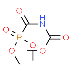 ChemSpider 2D Image | Carbamic acid, N-[(dimethoxyphosphinyl)carbonyl]-, methyl ester | C5H10NO6P