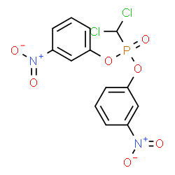 ChemSpider 2D Image | Bis(3-nitrophenyl) (dichloromethyl)phosphonate | C13H9Cl2N2O7P