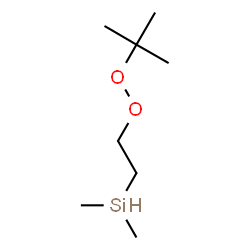 ChemSpider 2D Image | Dimethyl{2-[(2-methyl-2-propanyl)peroxy]ethyl}silane | C8H20O2Si