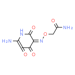 ChemSpider 2D Image | (2Z)-2-[(2-Amino-2-oxoethoxy)imino]-N-carbamoyl-3-oxobutanamide | C7H10N4O5