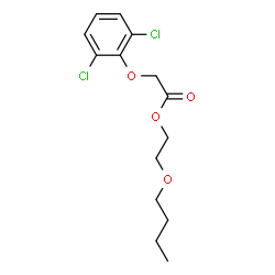 ChemSpider 2D Image | 2-Butoxyethyl (2,6-dichlorophenoxy)acetate | C14H18Cl2O4