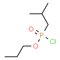 ChemSpider 2D Image | Propyl isobutylphosphonochloridate | C7H16ClO2P