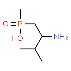 ChemSpider 2D Image | (2-Amino-3-methylbutyl)methylphosphinic acid | C6H16NO2P