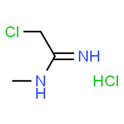 ChemSpider 2D Image | 2-Chloro-N-methylethanimidamide hydrochloride (1:1) | C3H8Cl2N2