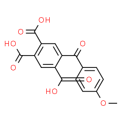 ChemSpider 2D Image | 5-(4-Methoxybenzoyl)-1,2,4-benzenetricarboxylic acid | C17H12O8
