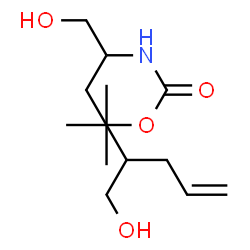 ChemSpider 2D Image | 2-Methyl-2-propanyl [1-hydroxy-4-(hydroxymethyl)-6-hepten-2-yl]carbamate | C13H25NO4