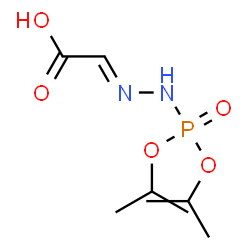 ChemSpider 2D Image | (2E)-[(Diisopropoxyphosphoryl)hydrazono]acetic acid | C8H17N2O5P