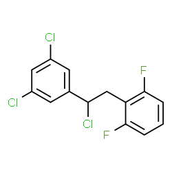 ChemSpider 2D Image | 2-[2-Chloro-2-(3,5-dichlorophenyl)ethyl]-1,3-difluorobenzene | C14H9Cl3F2