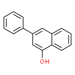ChemSpider 2D Image | 3-Phenyl-1-naphthol | C16H12O