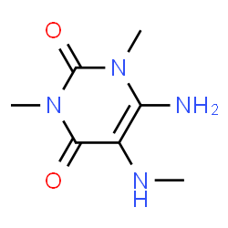 ChemSpider 2D Image | 1,3-Dimethyl-5-methylamino-6-aminouracil | C7H12N4O2