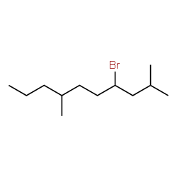 ChemSpider 2D Image | 4-Bromo-2,7-dimethyldecane | C12H25Br