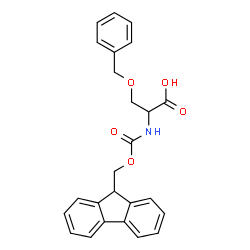 ChemSpider 2D Image | O-Benzyl-N-[(9H-fluoren-9-ylmethoxy)carbonyl]serine | C25H23NO5