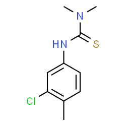 ChemSpider 2D Image | 3-(3-Chloro-4-methylphenyl)-1,1-dimethylthiourea | C10H13ClN2S