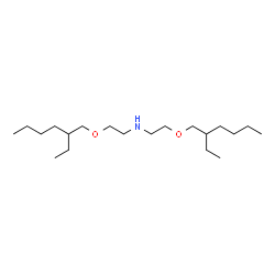 ChemSpider 2D Image | 2-[(2-Ethylhexyl)oxy]-N-{2-[(2-ethylhexyl)oxy]ethyl}ethanamine | C20H43NO2