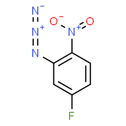 ChemSpider 2D Image | 2-Azido-4-fluoro-1-nitrobenzene | C6H3FN4O2