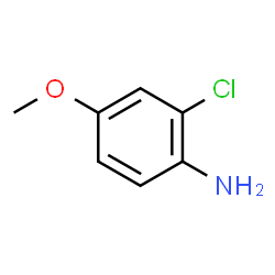 ChemSpider 2D Image | 2-Chloro-4-anisidine | C7H8ClNO