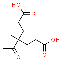 ChemSpider 2D Image | 4-Acetyl-4-methylheptanedioic acid | C10H16O5