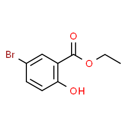ChemSpider 2D Image | Ethyl 5-bromo-2-hydroxybenzoate | C9H9BrO3